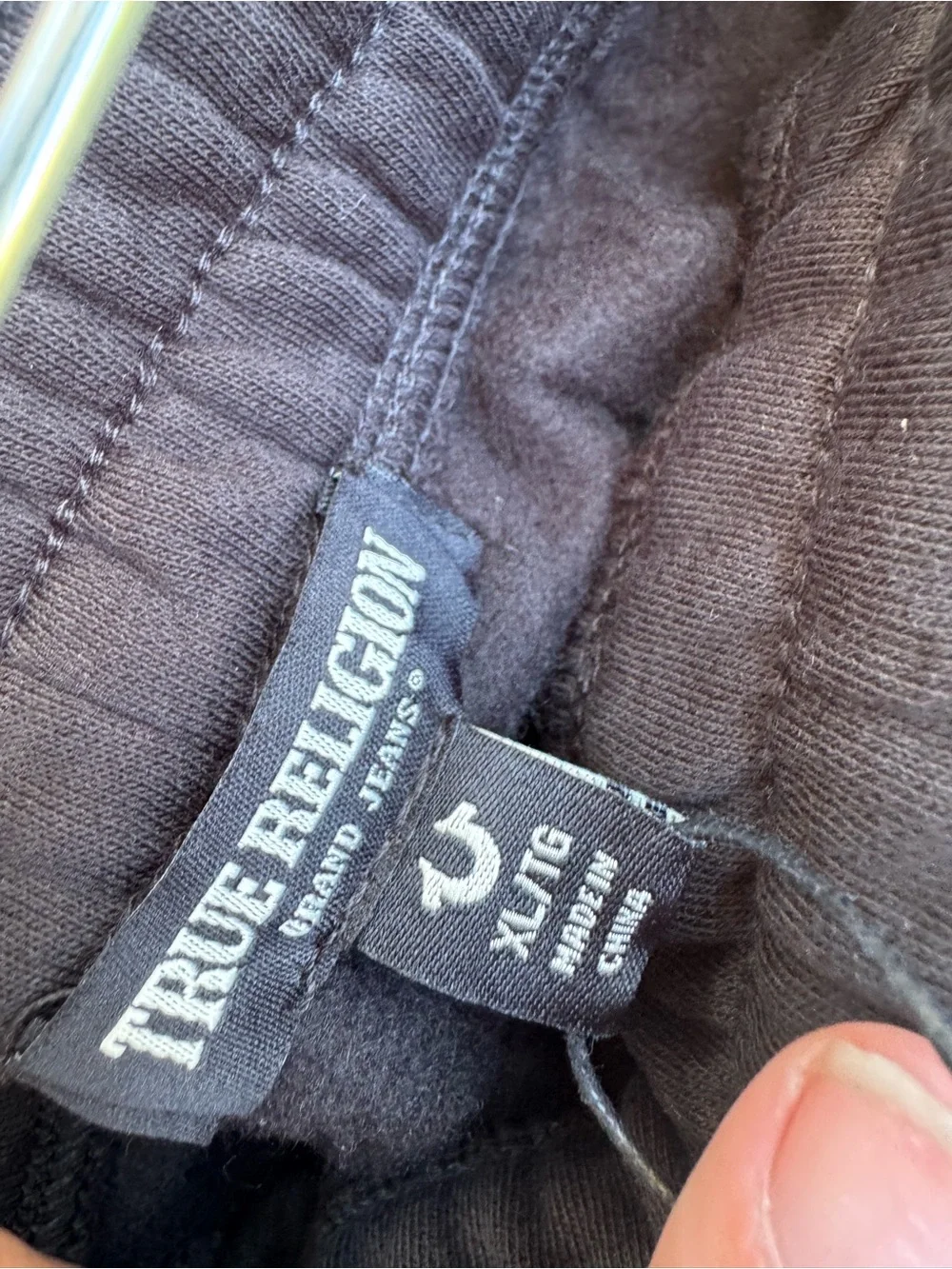 NWT True Religion Black Athletic Shorts with Colorful Patch Logos
